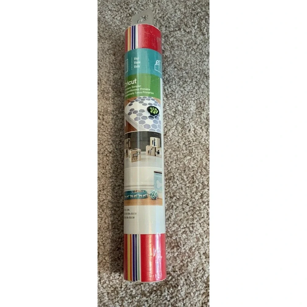 Cricut Vinyl Primary Sampler 6 Sheets‎ 12